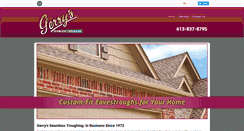 Desktop Screenshot of gerryseavestroughing.com